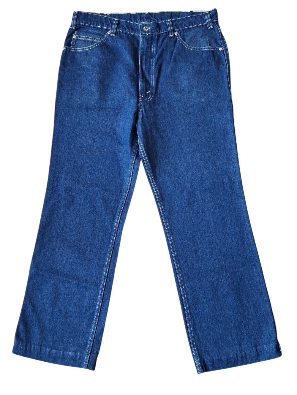 Vintage 70s Levis Movin On Jeans Mens Size 34"x28"x9" EUC